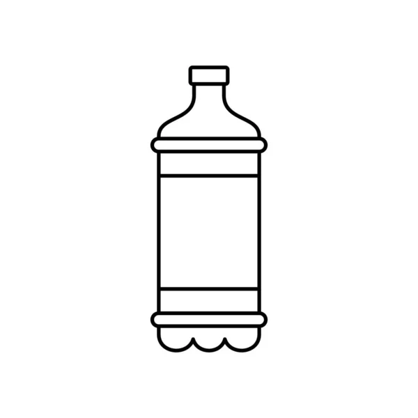 Plastic Bottle Icon Vector Design Templates Simple Modern Concept Isolated — Stock Vector