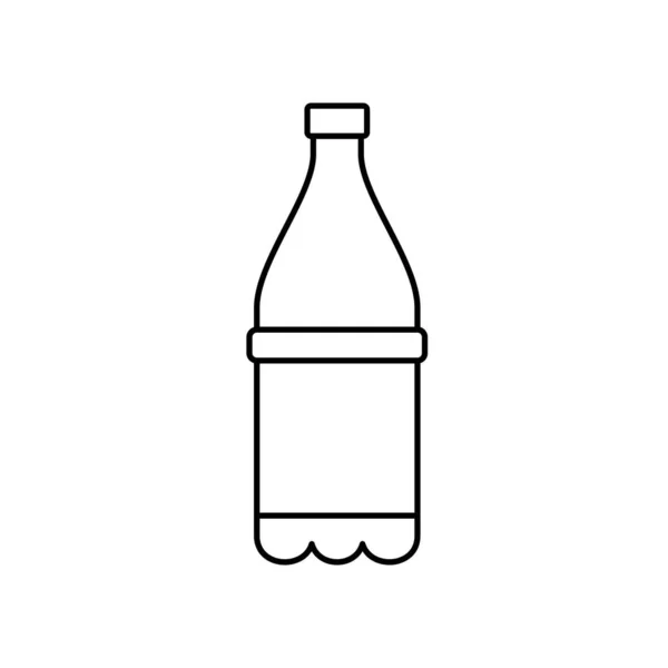 Plantillas Diseño Vectores Icono Botella Plástico Concepto Simple Moderno Aislado — Archivo Imágenes Vectoriales