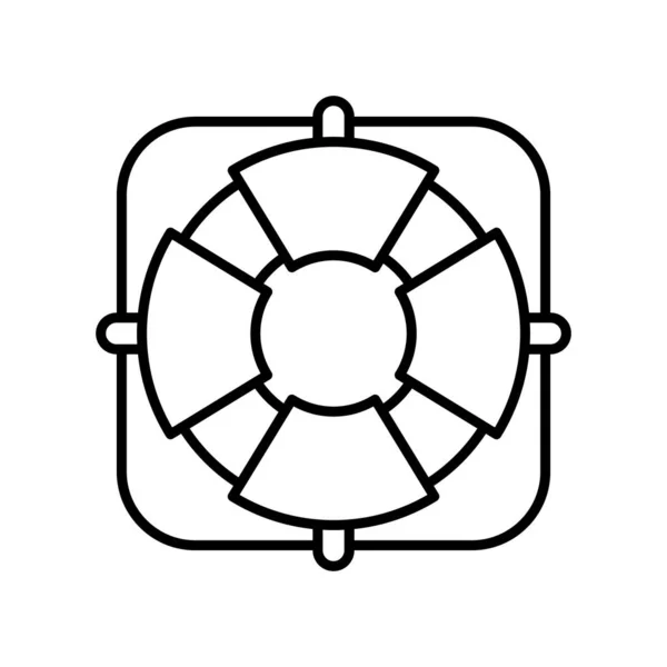 Plantillas Diseño Vectores Iconos Lifebuoy Simples Modernas Aisladas Sobre Fondo — Vector de stock