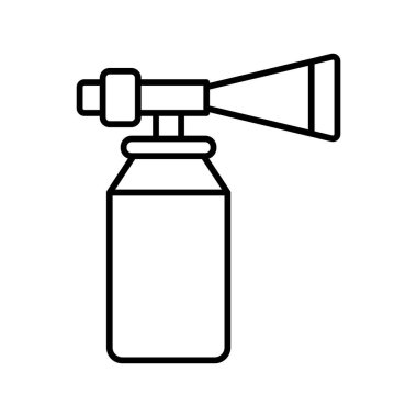 Air Horn simge vektör tasarım şablonları beyaz arkaplan üzerinde basit ve modern izole