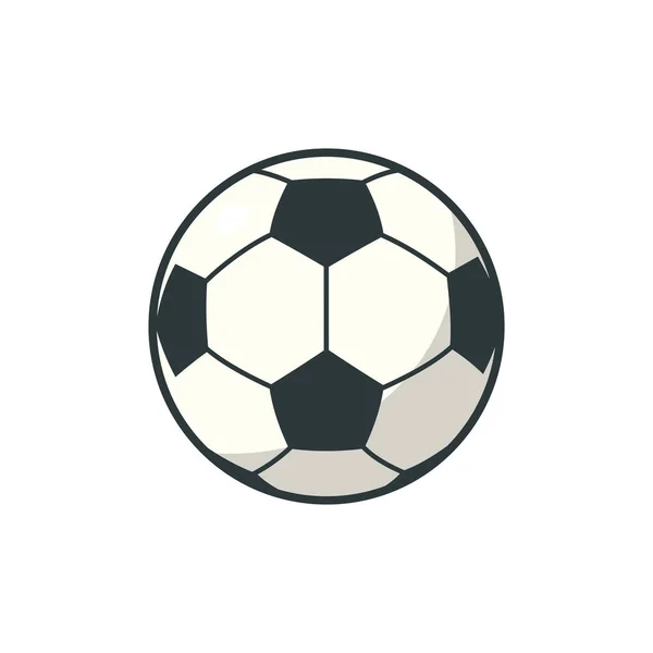Pelota Fútbol Icono Vector Diseño Plantillas Aisladas Sobre Fondo Blanco — Archivo Imágenes Vectoriales