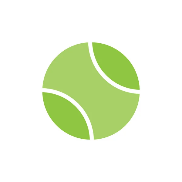 Тенісний Іконка Векторного Дизайну Шаблони Ізольовані Білому Тлі — стоковий вектор