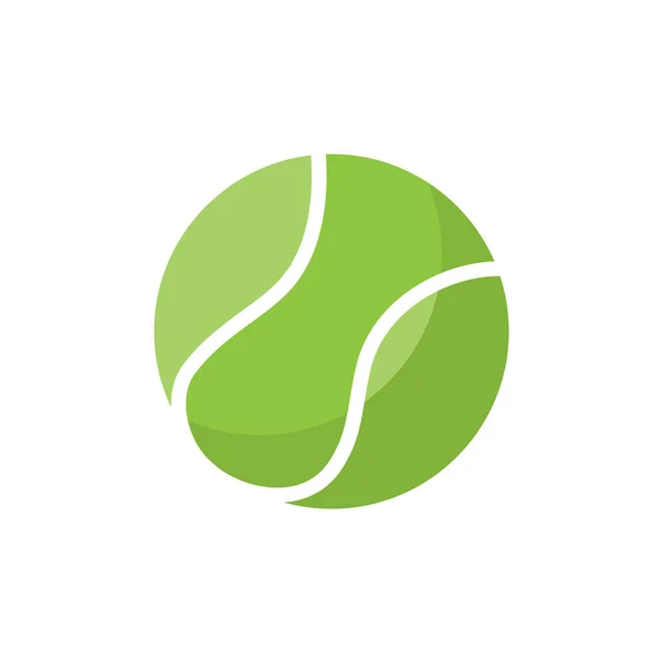 Tennisball Icon Vektor Design Vorlagen Isoliert Auf Weißem Hintergrund — Stockvektor