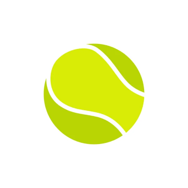 Тенісний Іконка Векторного Дизайну Шаблони Ізольовані Білому Тлі — стоковий вектор