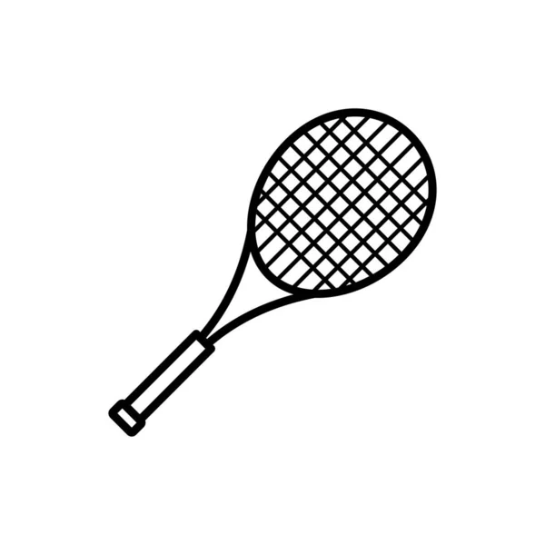 테니스 아이콘 그라운드에서 템플릿 — 스톡 벡터