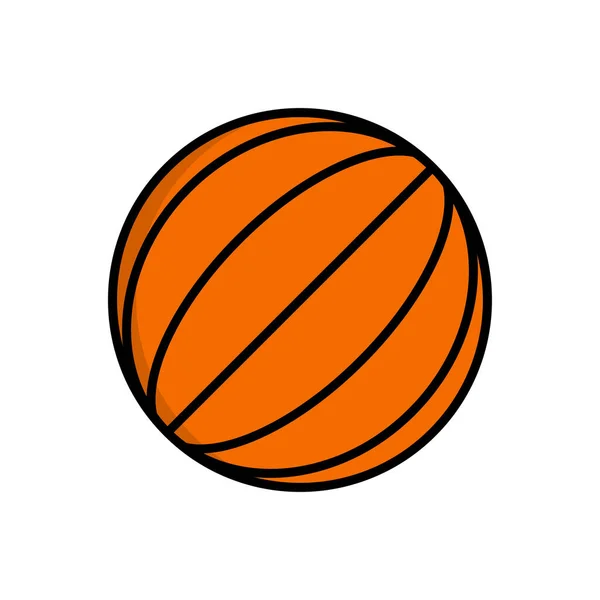 Basketball Ikone Vektor Design Vorlagen Einfach Und Modern Isoliert Auf — Stockvektor