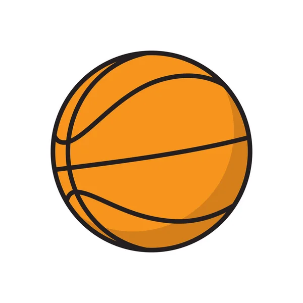 Basketball Ikone Vektor Design Vorlagen Einfach Und Modern Isoliert Auf — Stockvektor