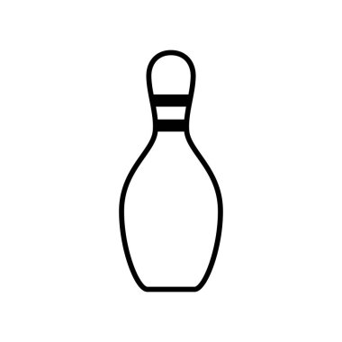 Bowling Vurucu Zafer simgesi vektör tasarım şablonları basit ve zarif konsept