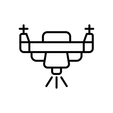 Drone simge vektör tasarımı şablonları basit ve modern konsept