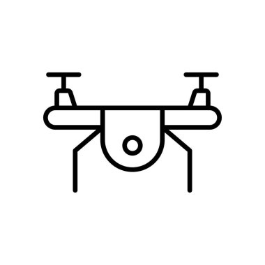 Drone simge vektör tasarımı şablonları basit ve modern konsept