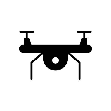 Drone simge vektör tasarımı şablonları basit ve modern konsept