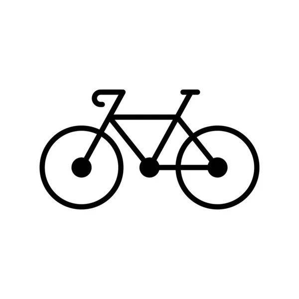 Cyklistické Ikony Vektorové Design Šablony Jednoduchý Moderní Koncept — Stockový vektor