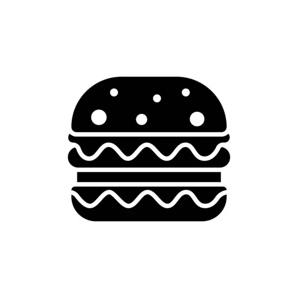Delicious Burger Icon Food Beverages Simple Modern Concept Design Templates — Stock Vector