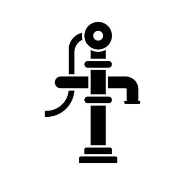 Su Pompası ikon vektör tasarım şablonları basit ve modern konsept