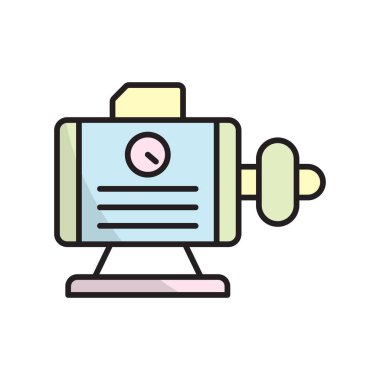 Su Pompası ikon vektör tasarım şablonları basit ve modern konsept