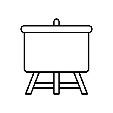 Beyaz Tahta simge vektör tasarımı şablonları basit ve modern konsept