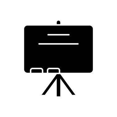 Beyaz Tahta simge vektör tasarımı şablonları basit ve modern konsept