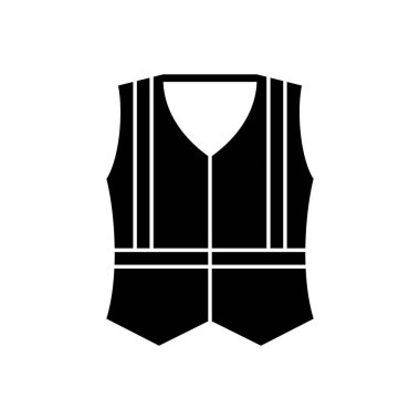 Yelek simgesi vektör tasarım şablonları basit ve modern konsept