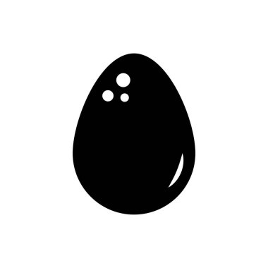 Beyaz arkaplanda yumurta simgesi tasarım şablonları izole edildi