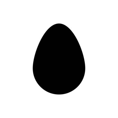 Beyaz arkaplanda yumurta simgesi tasarım şablonları izole edildi