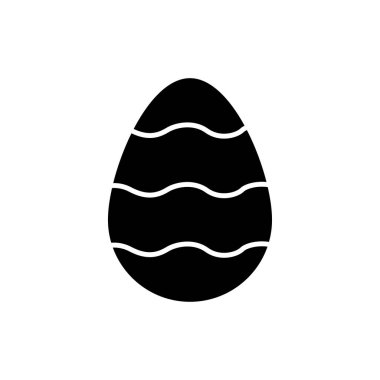 Beyaz arkaplanda yumurta simgesi tasarım şablonları izole edildi