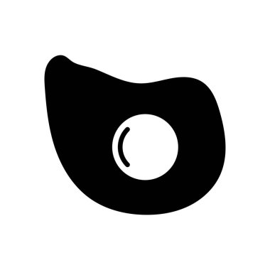 Beyaz arkaplanda yumurta simgesi tasarım şablonları izole edildi