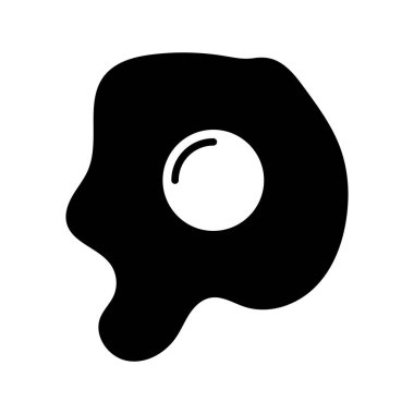 Beyaz arkaplanda yumurta simgesi tasarım şablonları izole edildi