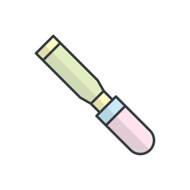 Keski simge vektör tasarımı şablonları basit ve modern konsept