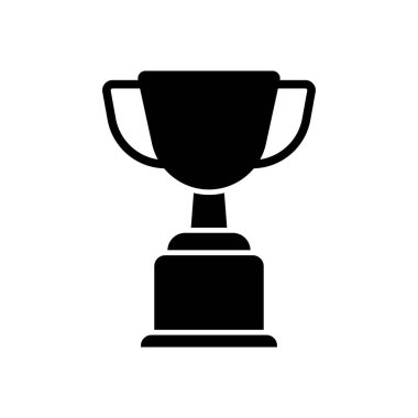 Kupa ikonu vektör tasarım şablonları basit ve modern konsept