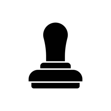 Kauçuk Damga ikon vektör tasarım şablonları basit ve modern konsept