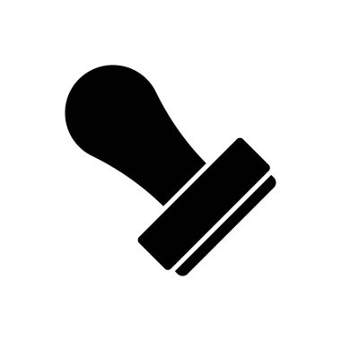 Kauçuk Damga ikon vektör tasarım şablonları basit ve modern konsept