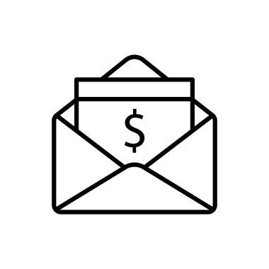 Maaş simgesi tasarım şablonları basit ve modern konsept