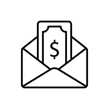 Maaş simgesi tasarım şablonları basit ve modern konsept