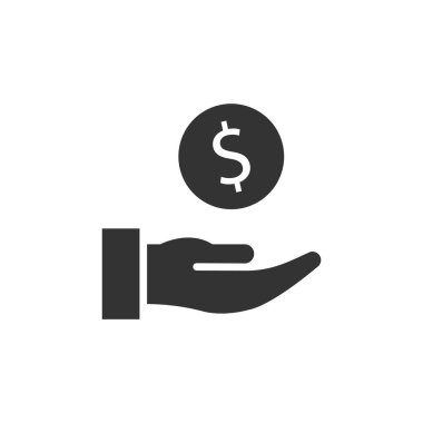 Maaş simgesi tasarım şablonları basit ve modern konsept