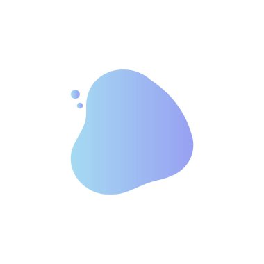 Sıvı sıvı soyut şekil vektör tasarım şablonları basit ve modern konsept