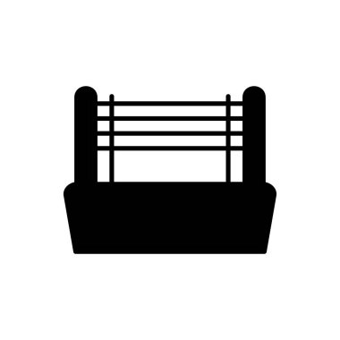 Boks halka ikonu vektör tasarım şablonları basit ve modern konsept