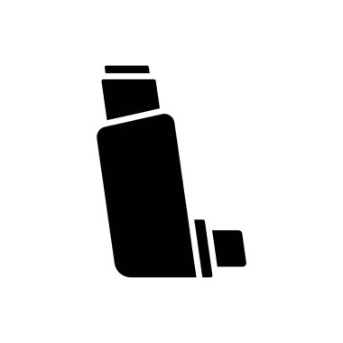 Solunum simgesi vektör tasarımı şablonları basit ve modern konsept, beyaz arkaplan üzerinde izole