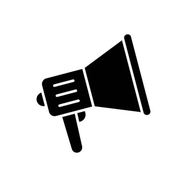 Megafon ikon vektör tasarımı şablonları basit ve modern konsept