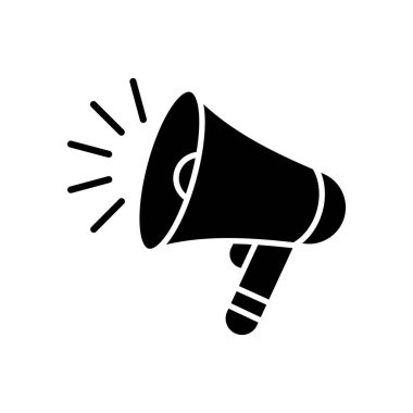 Megafon ikon vektör tasarımı şablonları basit ve modern konsept