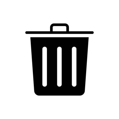 Çöp simgesi tasarım şablonları basit ve modern konsept