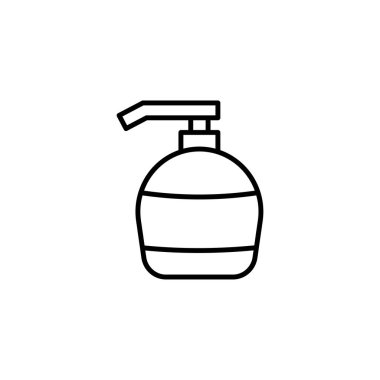 Sabun simgesi tasarım şablonları basit ve modern konsept, beyaz arkaplan üzerinde izole