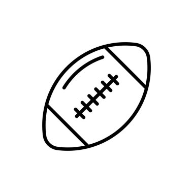 Amerikan futbol ikonu vektör tasarım elementi basit ve modern konsept şablonları