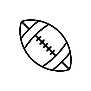 Amerikan futbol ikonu vektör tasarım elementi basit ve modern konsept şablonları