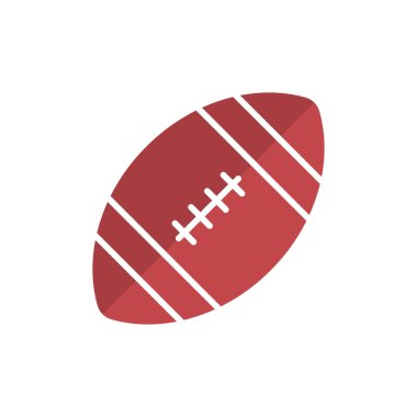 Amerikan futbol ikonu vektör tasarım elementi basit ve modern konsept şablonları