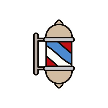 Berber Lambası Kutup ikonu vektör tasarım şablonları basit ve modern konsept