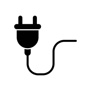 Soket simgesi vektör tasarım ögesi şablonları basit ve modern konsept