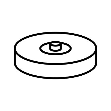 Land Mine ikon vektör tasarımı şablonları basit ve modern konsept