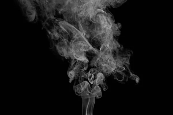Fundo Abstrato Fumaça Fundo Preto — Fotografia de Stock