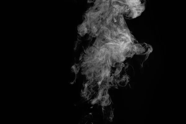 Absztrakt Füst Izolált Fekete — Stock Fotó