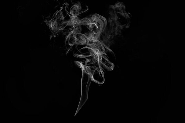 Abstract background smoke curves and wave, overlay